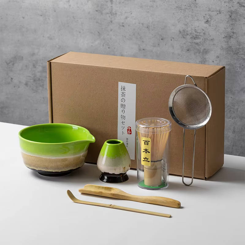 Matcha Bowl Chawan - Jogo de chá matcha estilo japonês