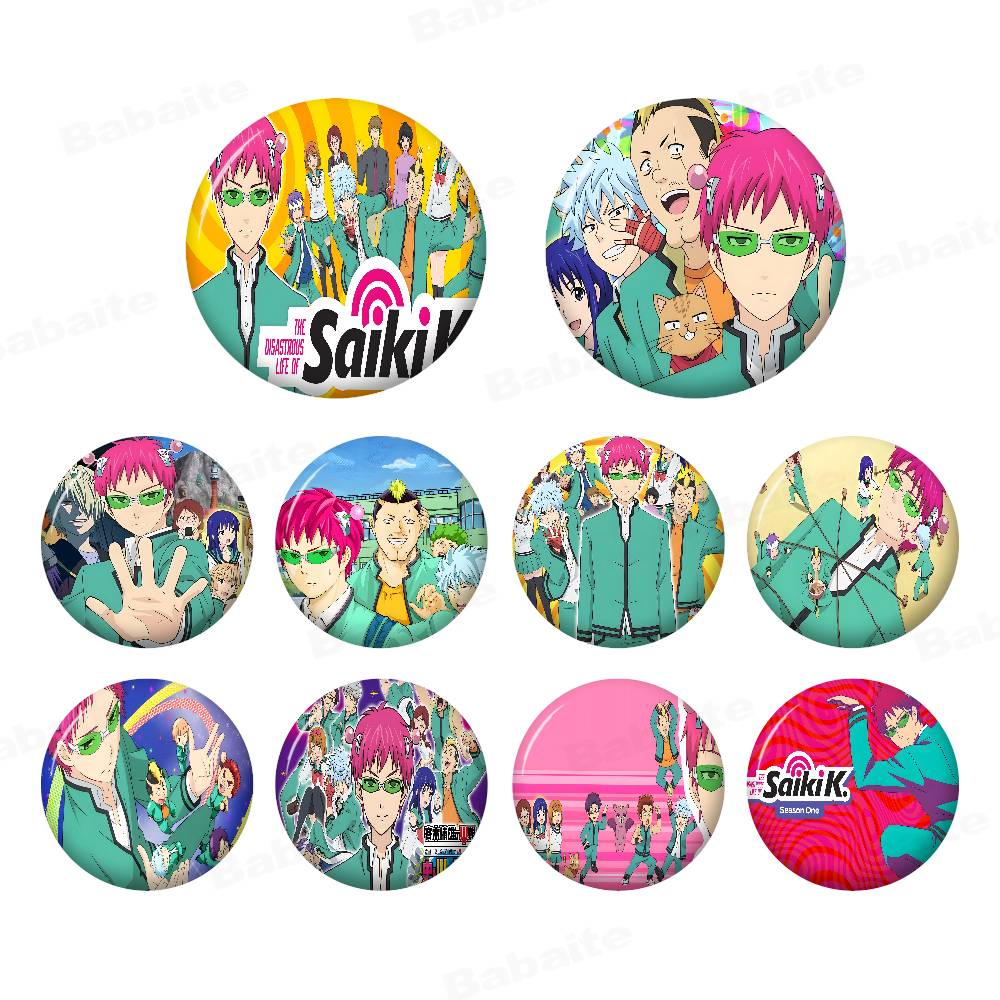 Japanese Lifestyle Anime - Broches Criativos Redondos de Anime Japonês