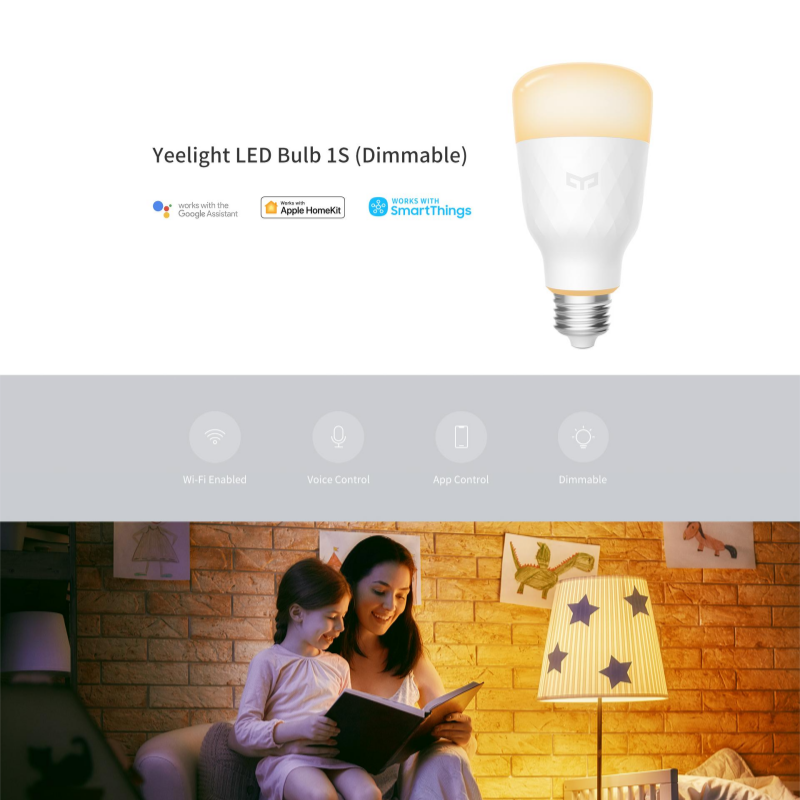 Lâmpada LED Yeelight 1S E26/E2 - Yeelight Light Smart Bulb avaliação e preço