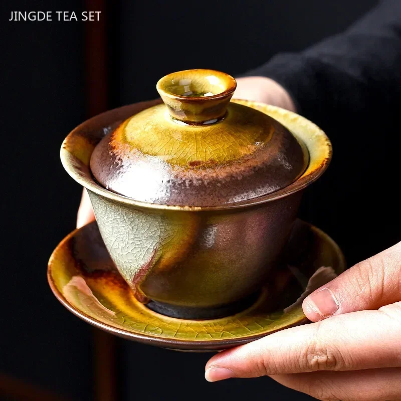 Forno de madeira mudou cerâmic - Matcha Bowl Chawan avaliação e preço
