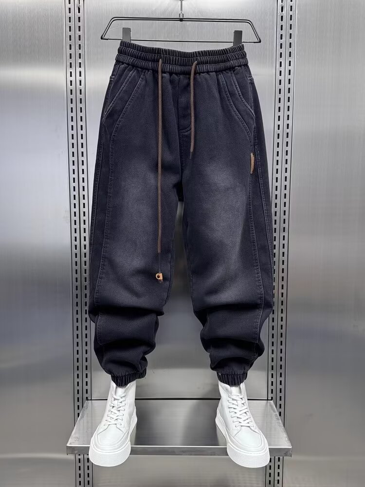 Calças de brim harem masculina - Japanese Lifestyle Brand avaliação e preço