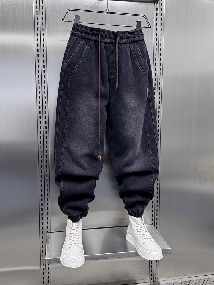 Calças de brim harem masculina - Japanese Lifestyle Brand avaliação e preço