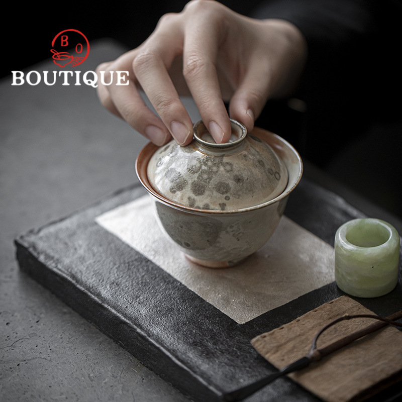 Retro Lenha Chá Brewing Cup, F - Matcha Bowl Chawan avaliação e preço