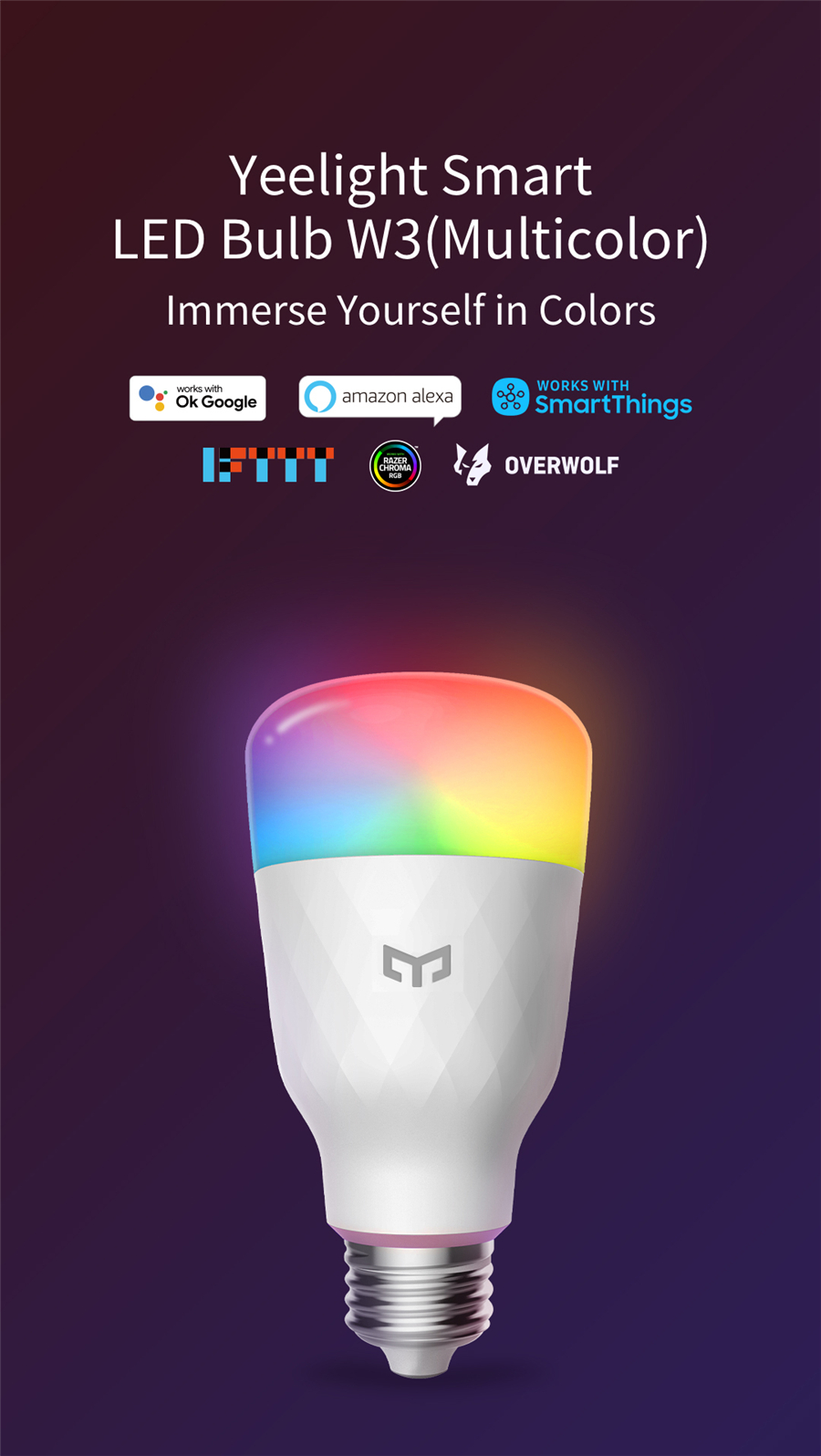 Yeelight lâmpada led inteligen - Yeelight Light Smart Bulb avaliação e preço