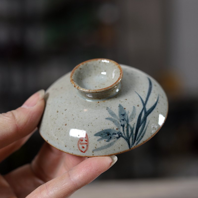 Pintado à mão chinês sancai ga - Matcha Bowl Chawan avaliação e preço